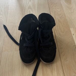 Isabel Marant Black High-Top Sneakers